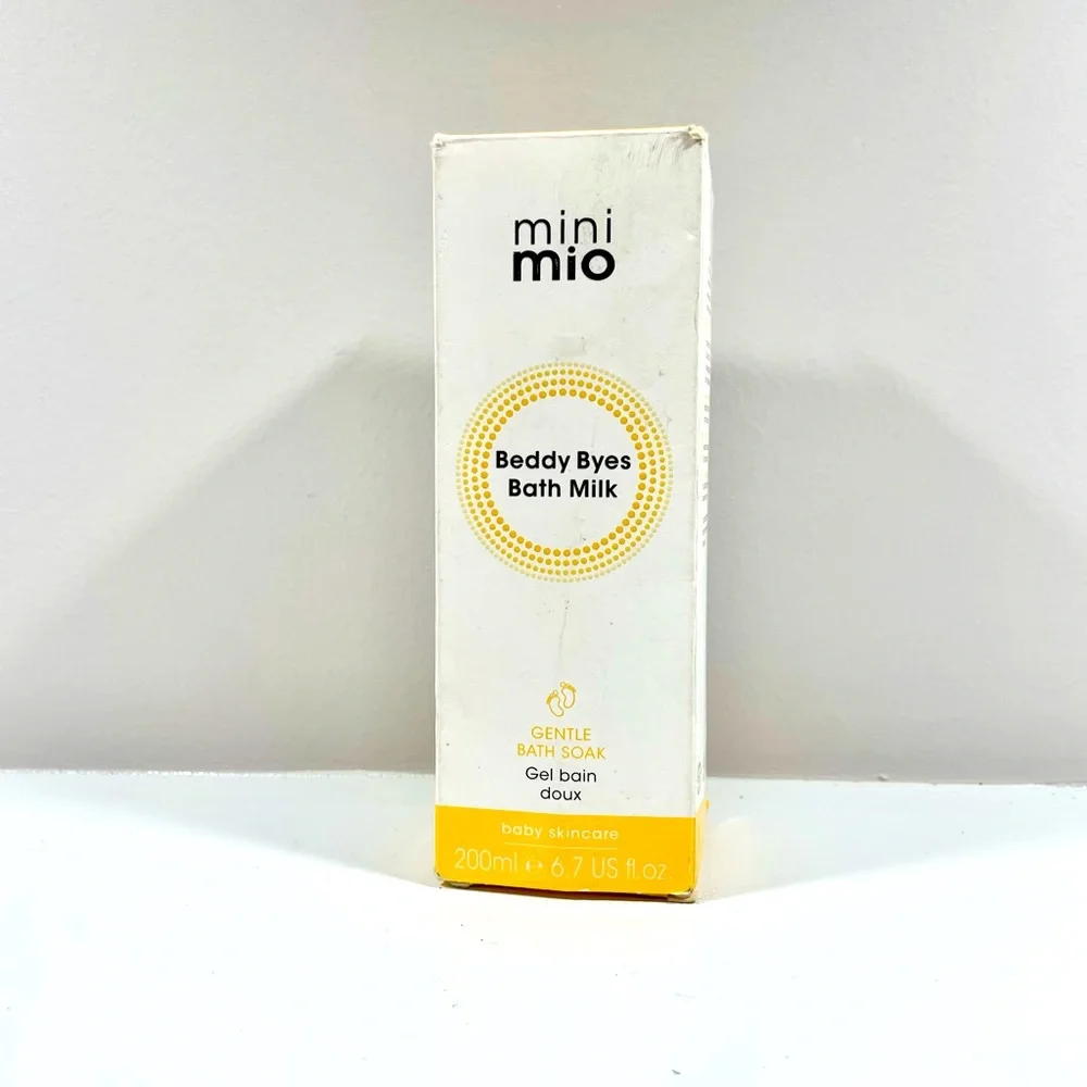 NEW Mini Mio Beddy Byes Bath Milk Size 6.7 fl oz